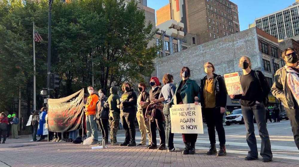 Protesters block traffic in Chicago to demand ceasefire in Gaza, as rallies intensify across US