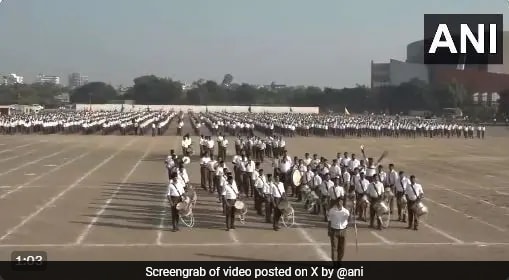 RSS Holds Annual Vijayadashmi Utsav In Nagpur