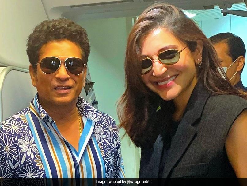 Watch: Anushka, Tendulkar Arrive In Ahmedabad Ahead Of Indo-Pak WC Clash