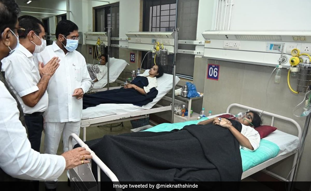 "Mumbai Building Fire Saddening": Eknath Shinde Meets Injured In Hospital