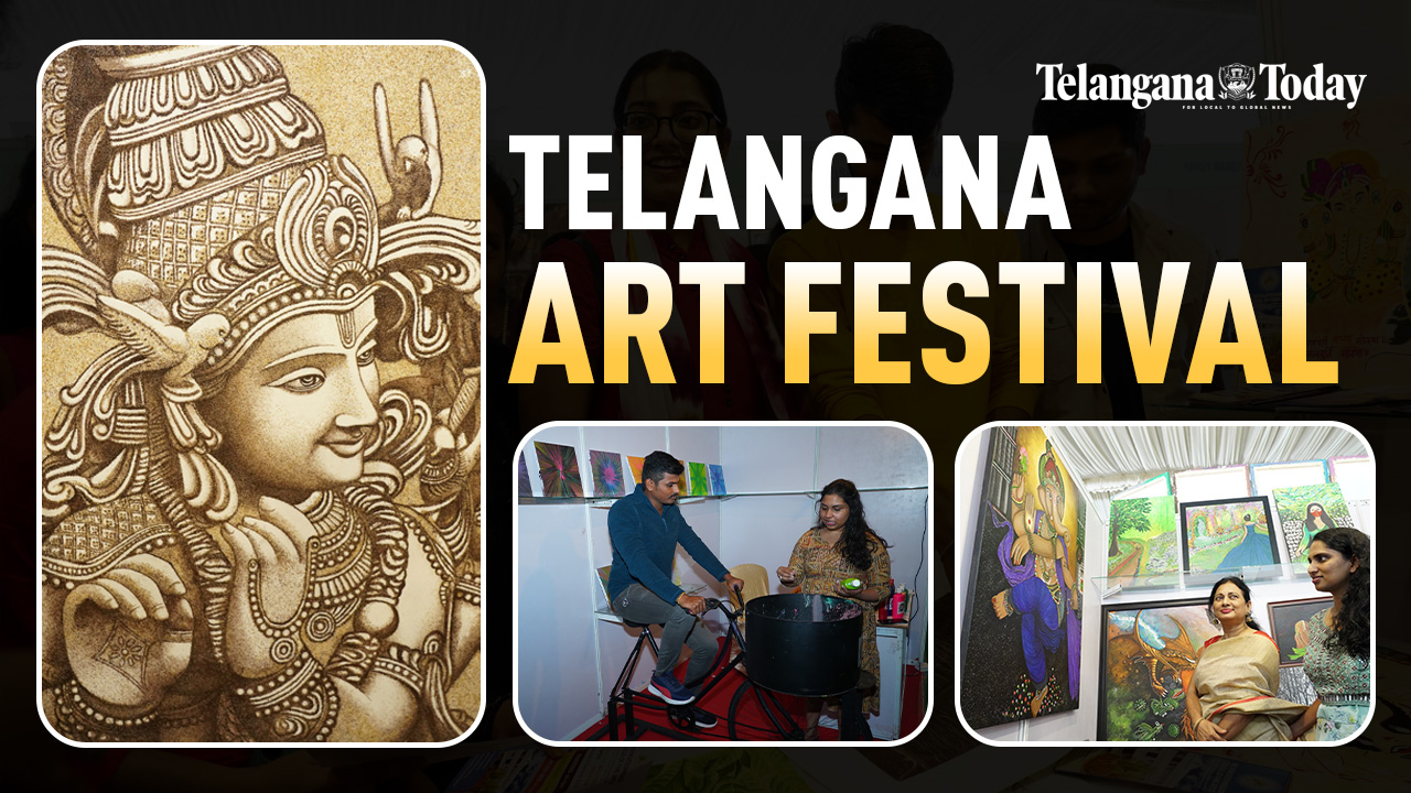 Telangana Art Festival At Jalavihar, Necklace Road, Hyderabad