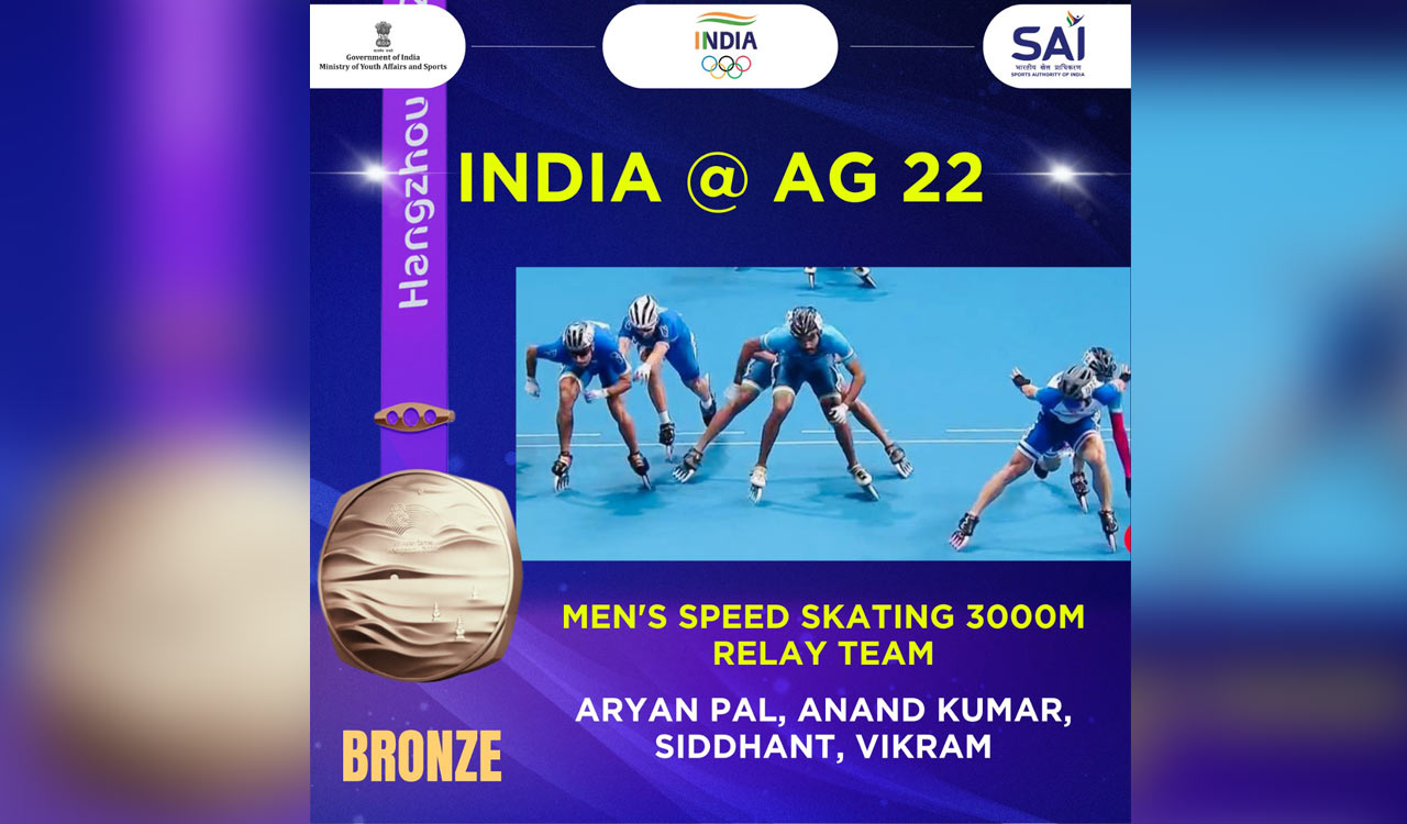 Asian Games: Indian men’s, women’s teams bag bronze in roller skating