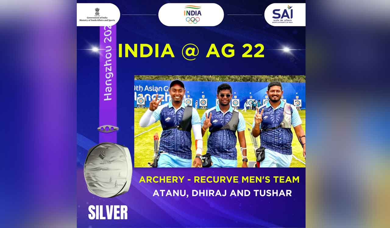 Asian Games: India claims Silver in Men’s Recurve team, falls 1-5 to South Korea in final