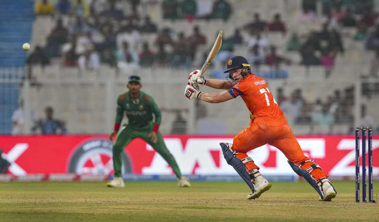 CWC 2023: Edwards fifty pushes Netherlands to 229 against Bangladesh