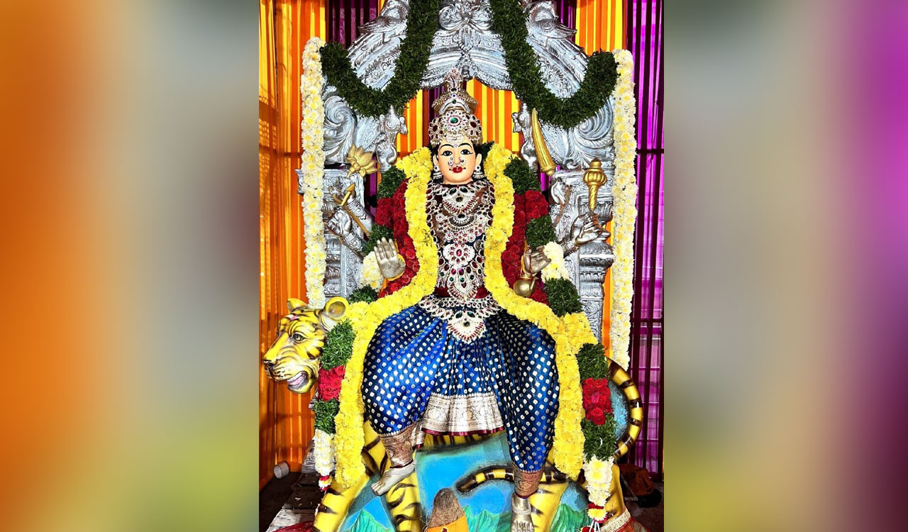 Telangana: Basar temple witness grand celebrations of Navratri