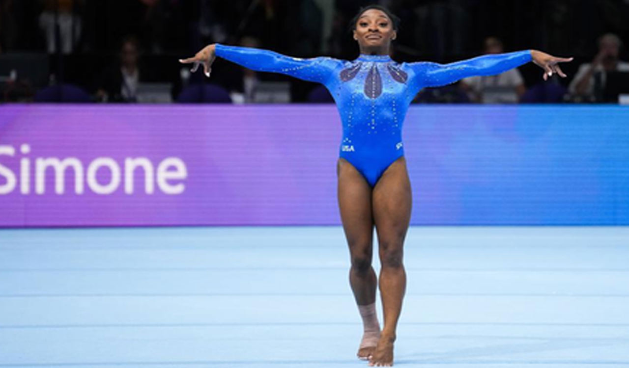 Simone Biles secures historic sixth world all-around title with Gold medal win