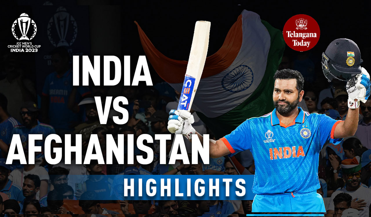 India vs Afghanistan Highlights | INDIA Win By 8 Wickets | ICC World Cup 2023