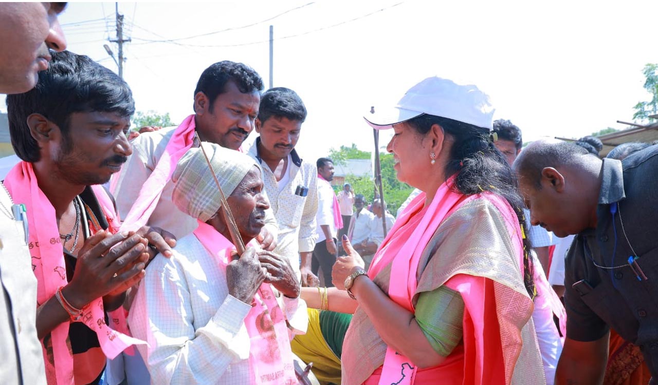 Vote for BRS for development, welfare of people: Gongidi Sunitha