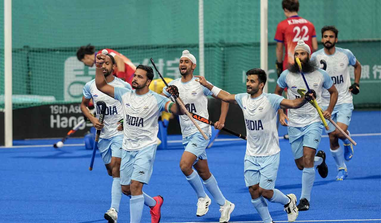 Indian men’s hockey team wins gold medal at Asian Games