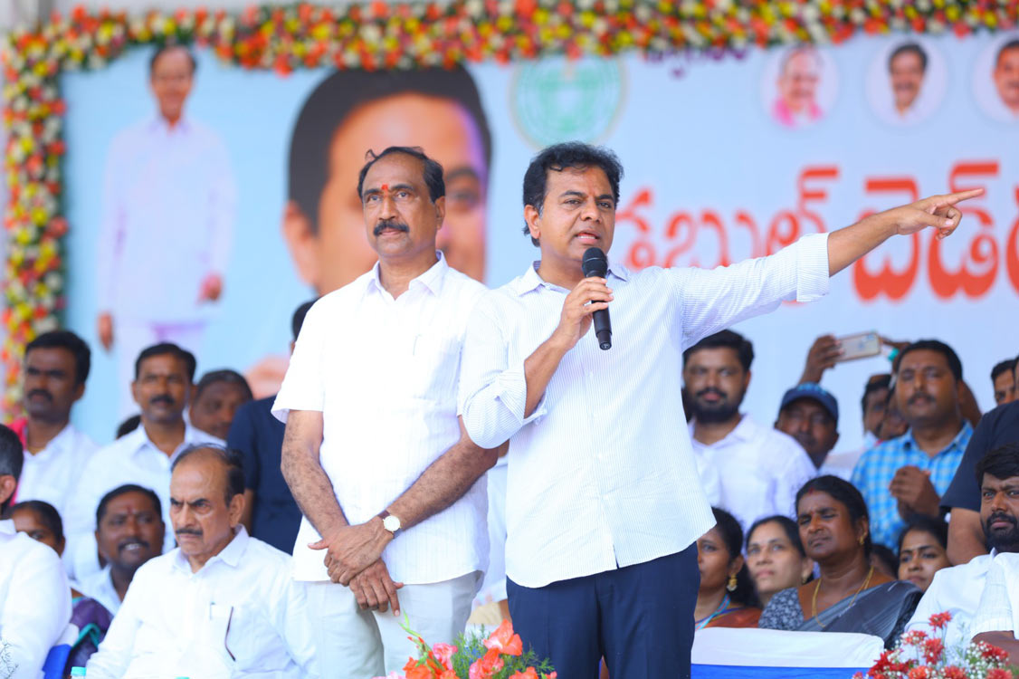 KTR goes ballistic against PM Modi’s white lies