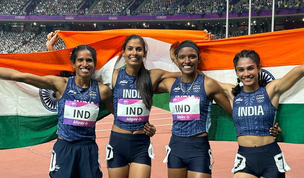 Asian Games: Indian women’s 4x400m relay team wins silver medal