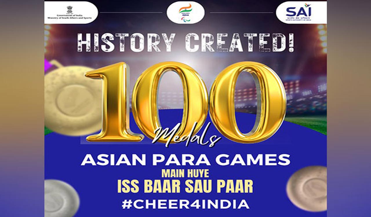 India create history, cross 100 medals at Asian Para Games in record-breaking campaign