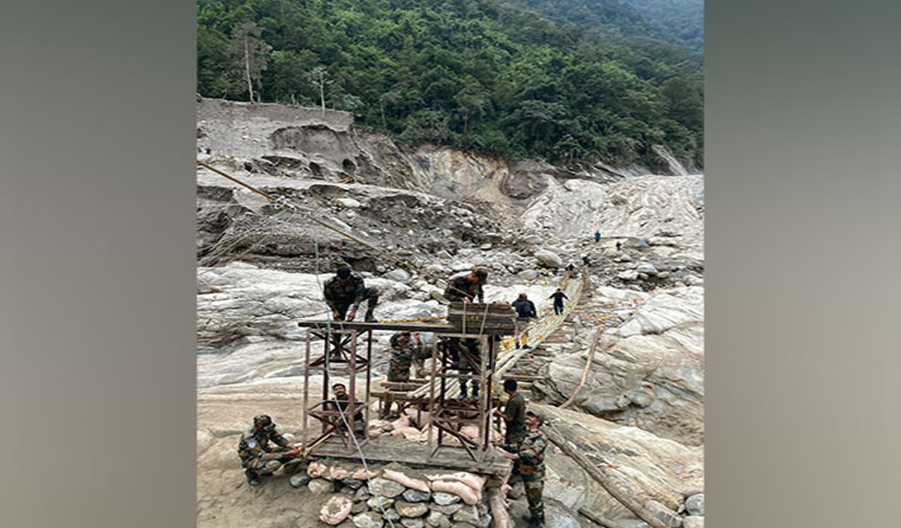 Indian Army launches mission to restore North Sikkim’s connectivity post-flash flood havoc