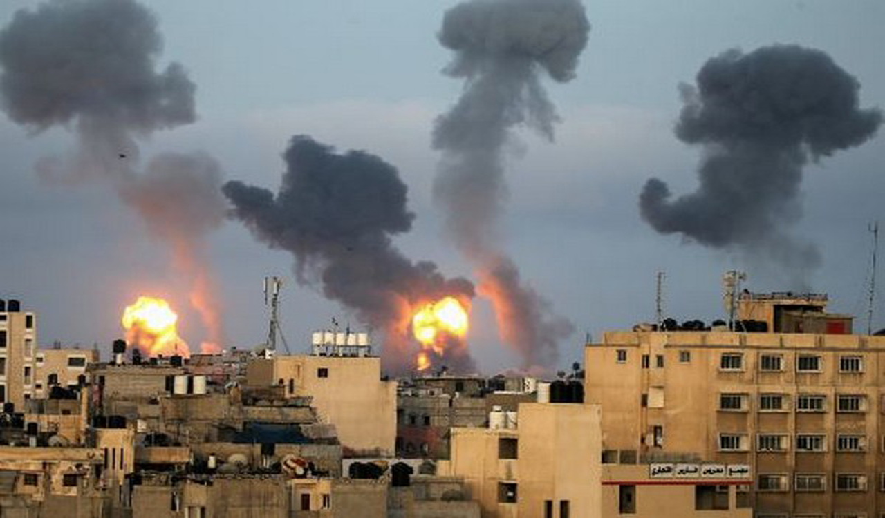 Israel Defence Forces launch airstrikes overnight across Gaza, killing senior Hamas official