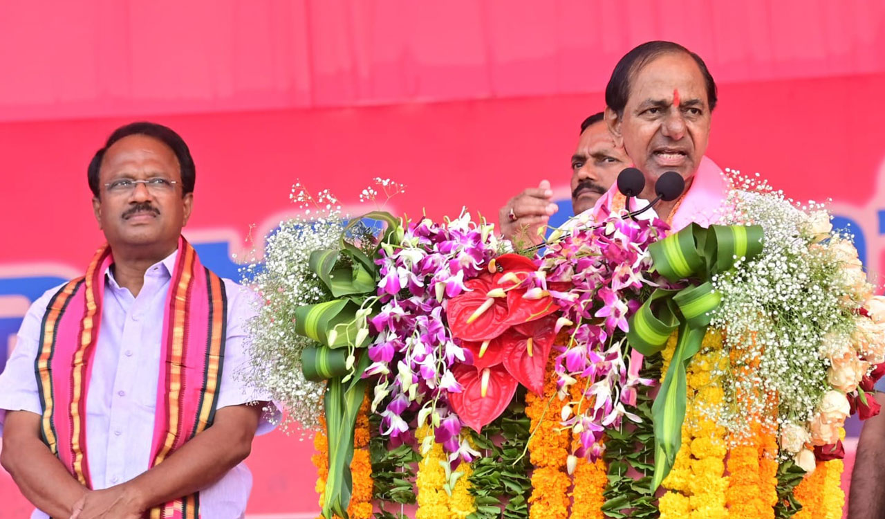 Vote for Congress will keep Palamuru Rangareddy project incomplete: CM KCR