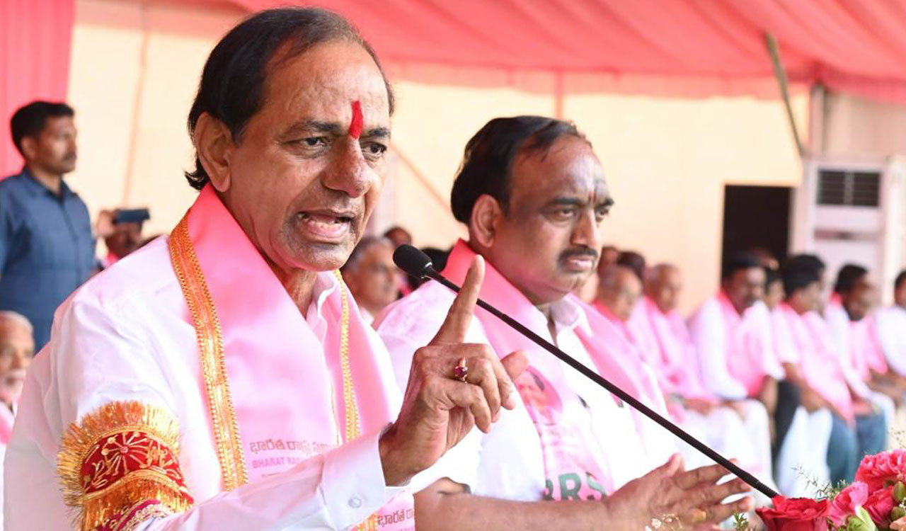 CM KCR sets BRS poll campaign rolling for third term; releases manifesto