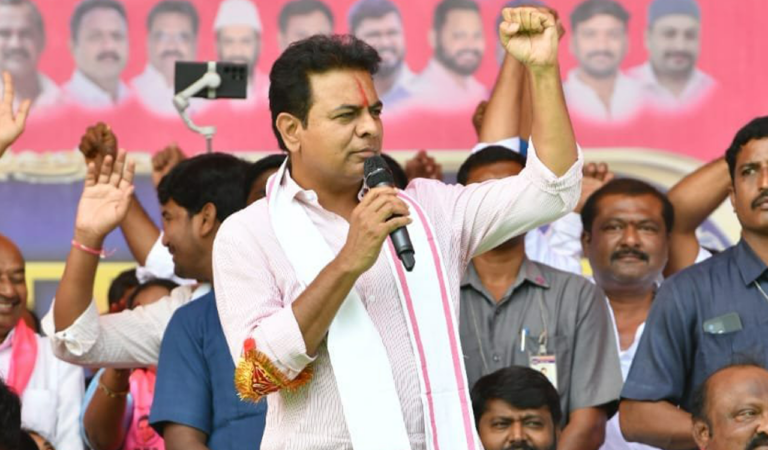 BRS all set to romp home because of people’s faith in KCR, says KTR