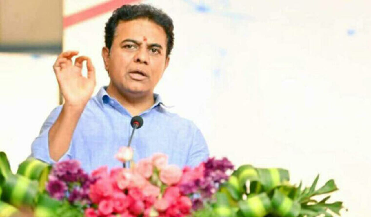 KTR hits out at Congress over Karnataka power crisis