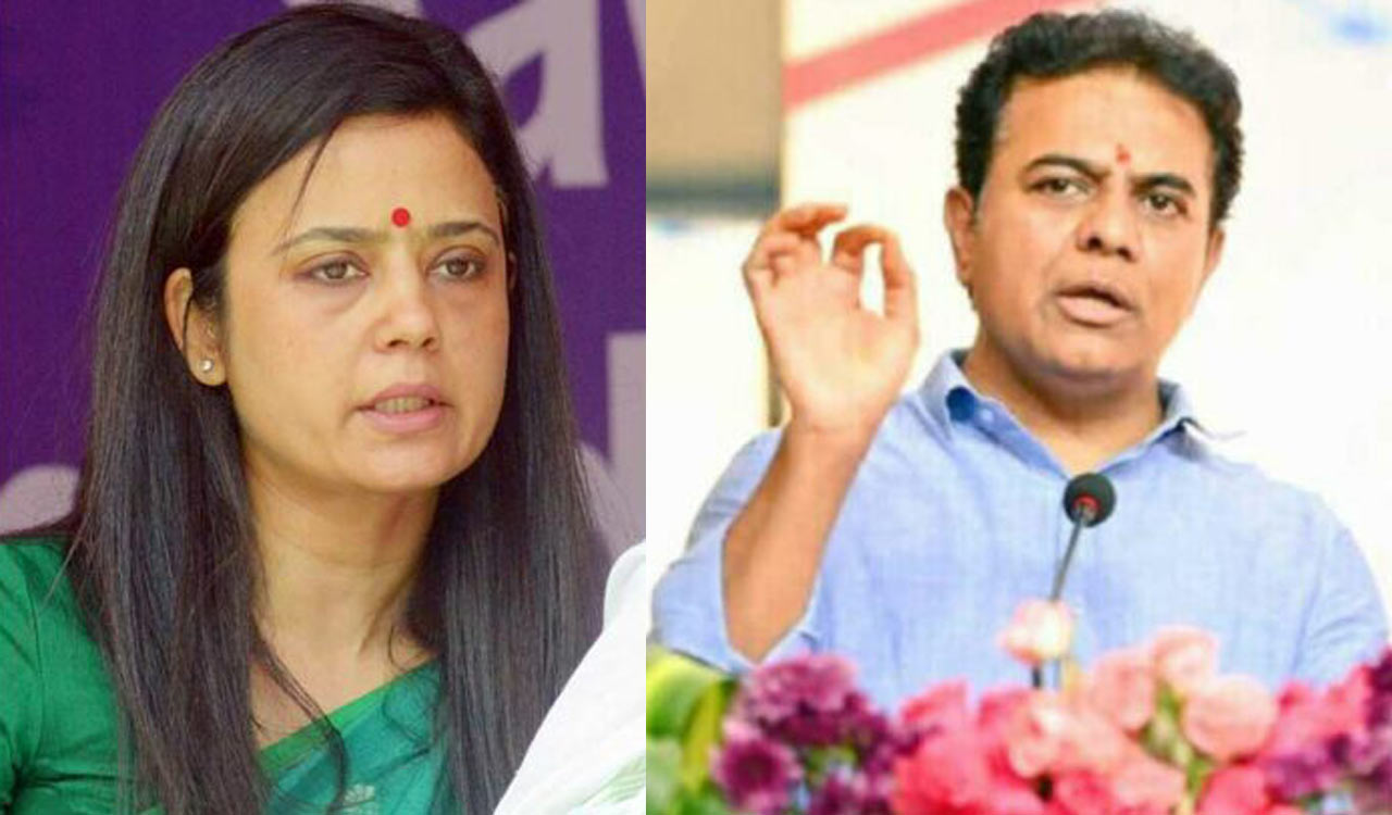 Centre indulging in ‘witch-hunt’: KTR extends full support to Mahua Moitra