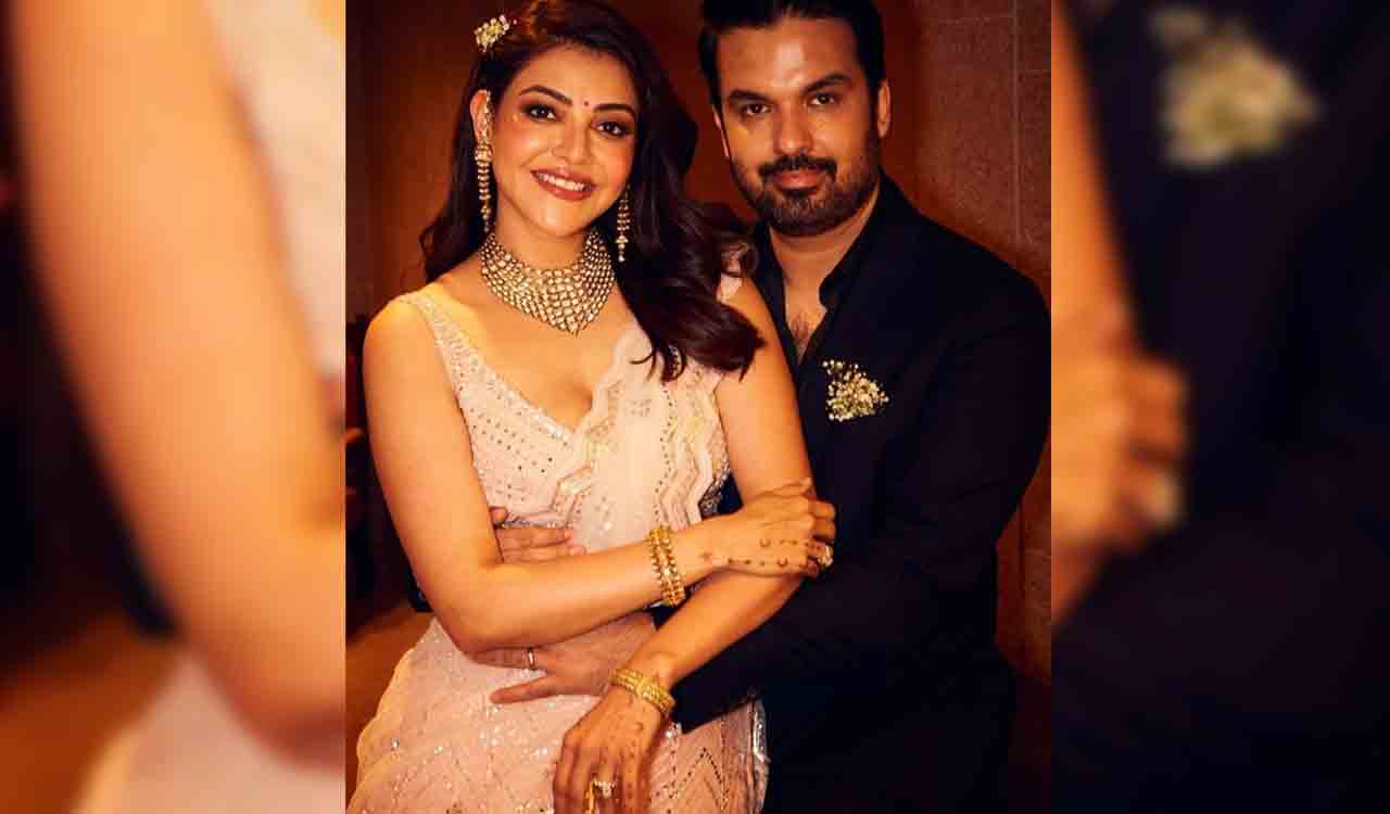 Kajal Aggarwal wishes husband Gautam Kitchlu on their 3rd wedding anniversary