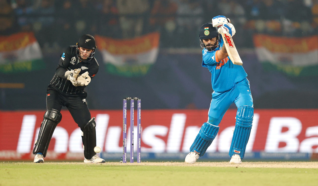 CWC 2023: India beat New Zealand 4 wickets to record their straight fifth win