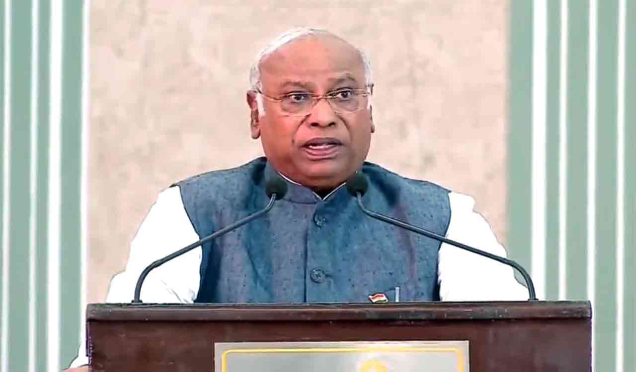 “Confident that public will bless us again,” Kharge