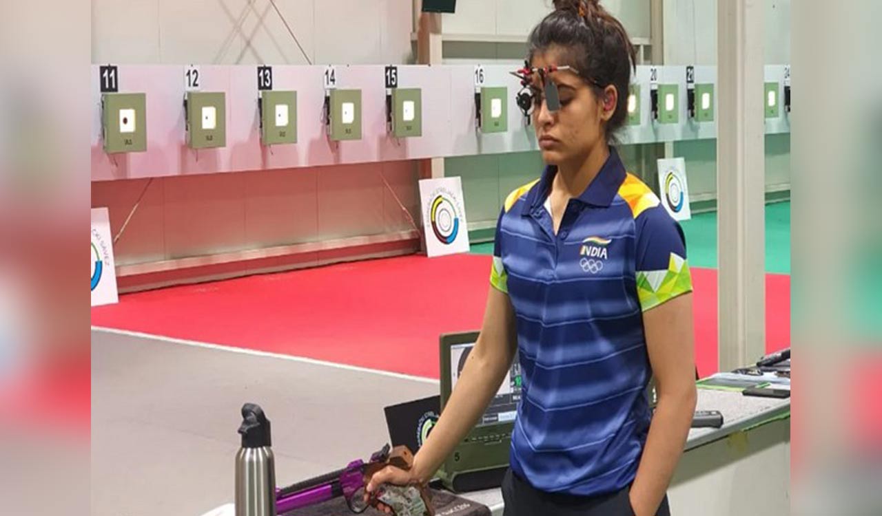 Shooter Manu Bhaker finishes 5th, secures 11th Olympic quota for India