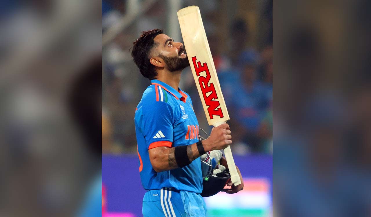 Virat smashes his 48th ODI hundred, first in World Cup after 8 years.