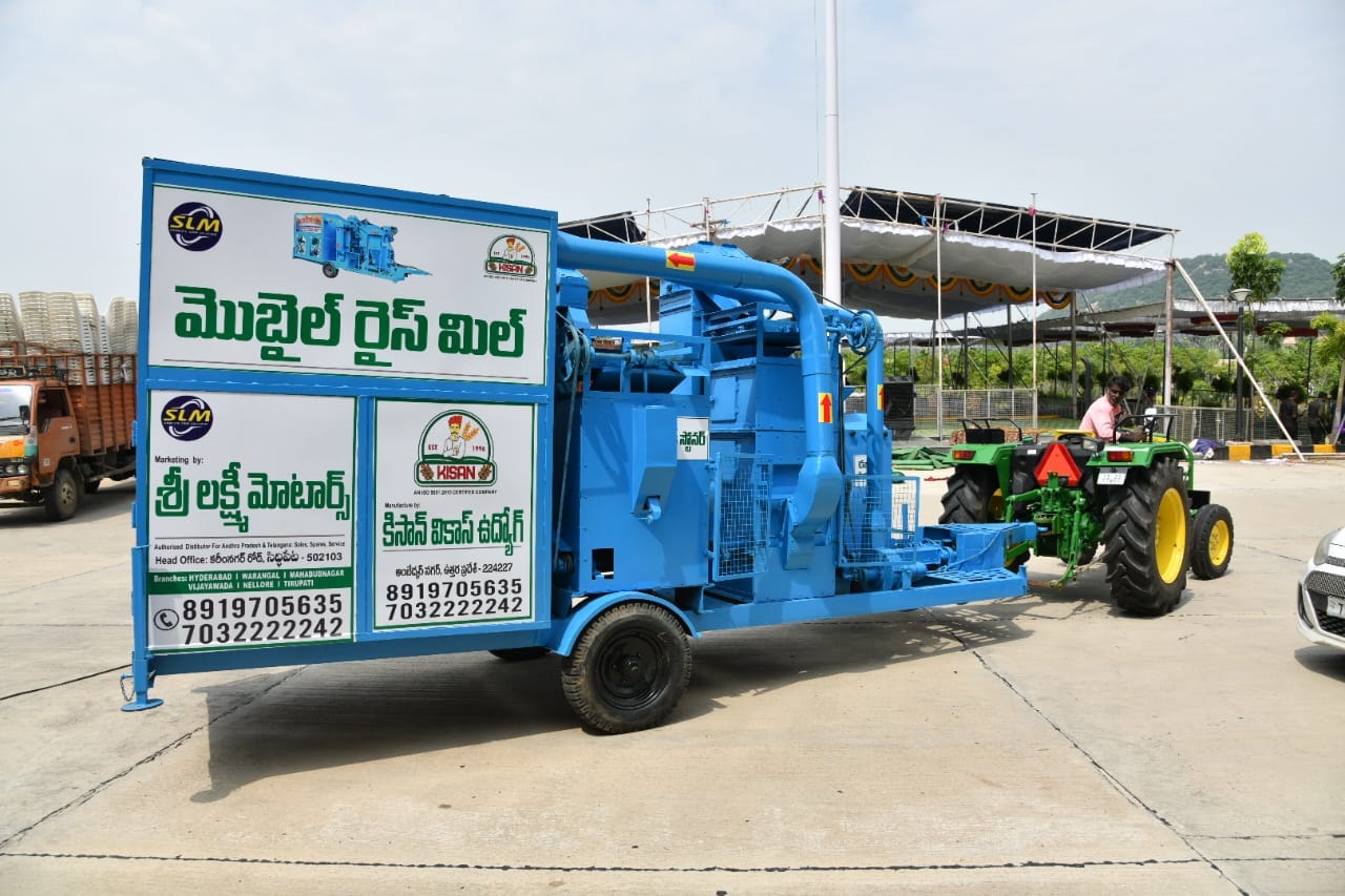 Telangana Govt’s Dalit Bandhu helps tractor driver turn owner of mobile rice mill in Sircilla