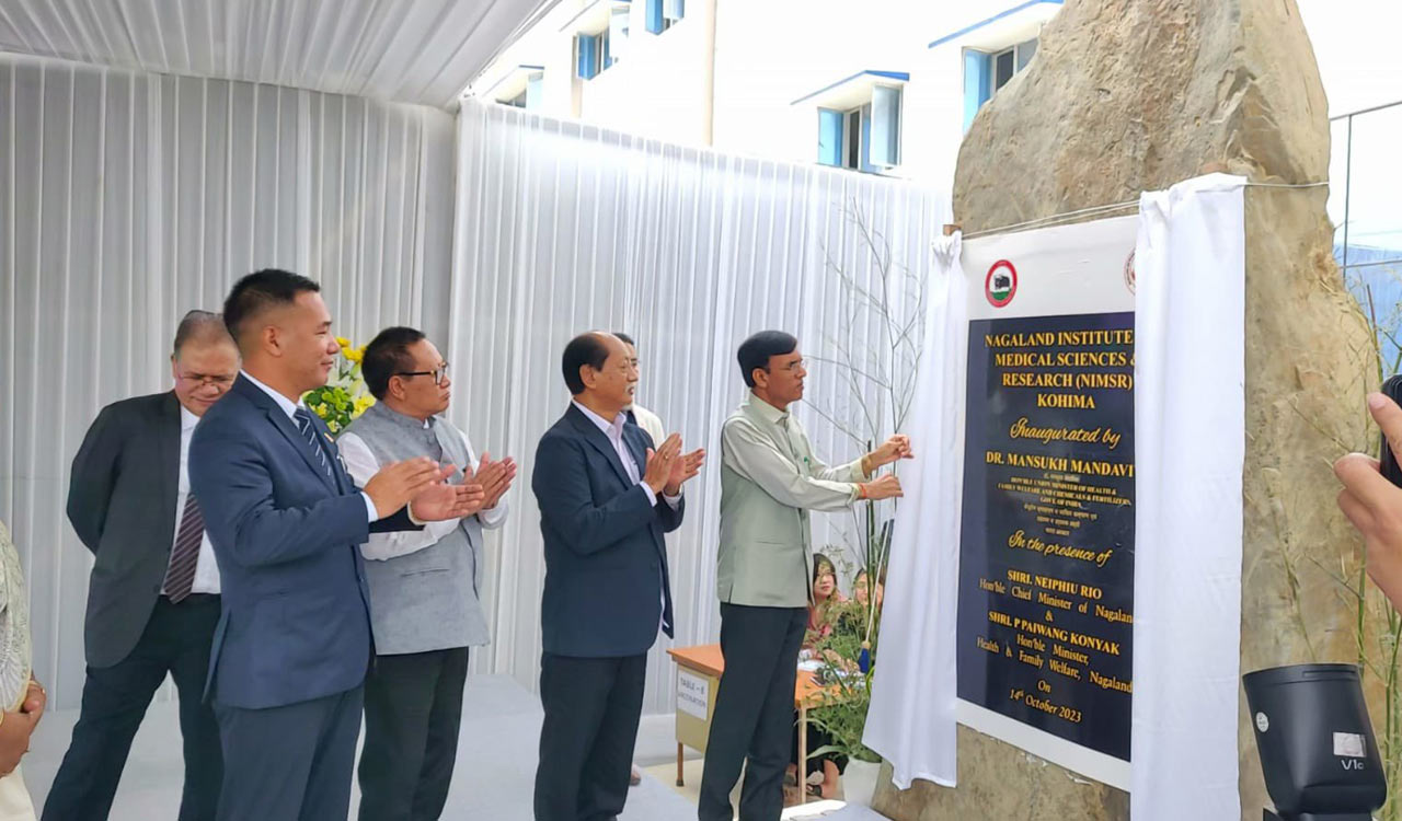 Union Health Minister Mandaviya inaugurates Nagaland’s first medical college