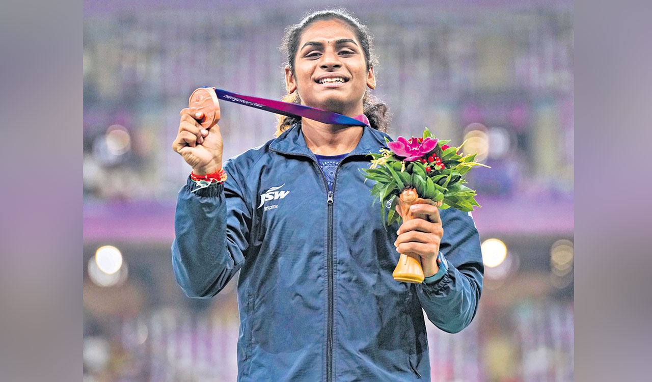 Rs 5 lakh reward for athlete Nandini