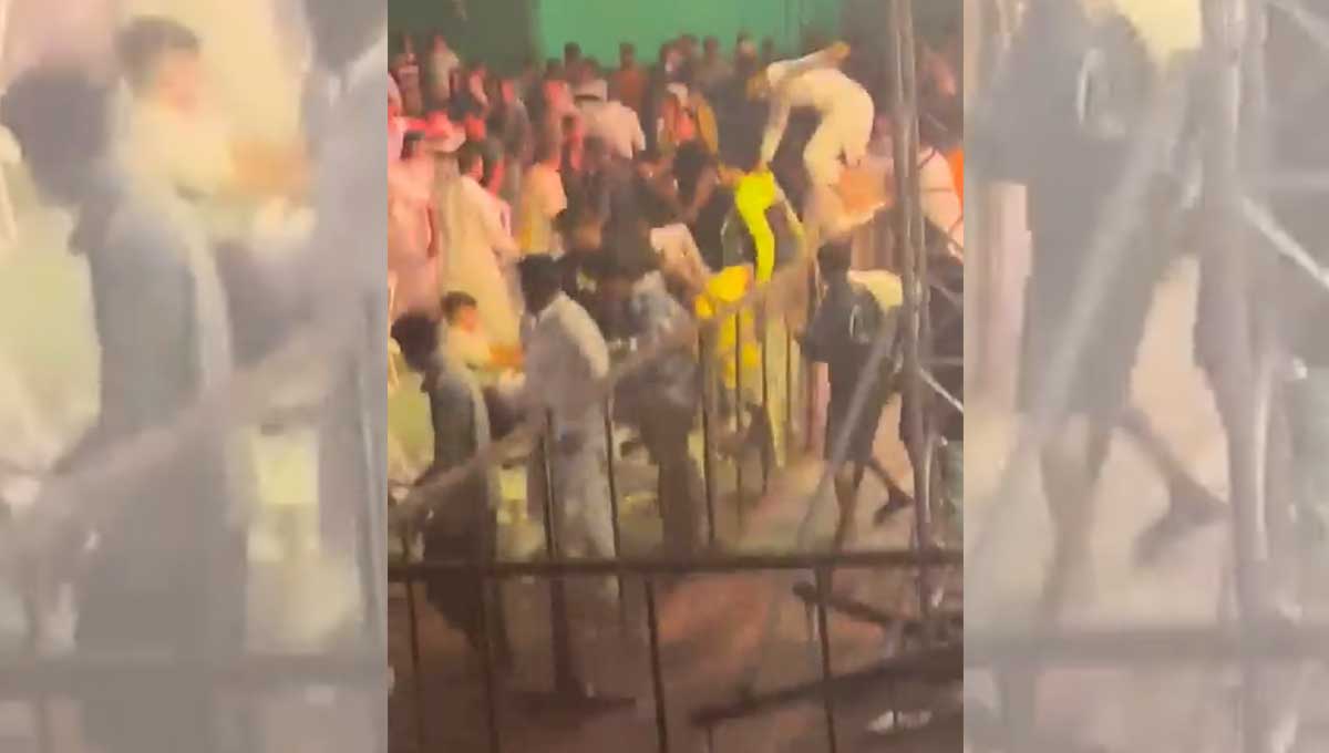 Watch: Wrestling competition turns violent as “pahelwans” clash during event in Hyderabad