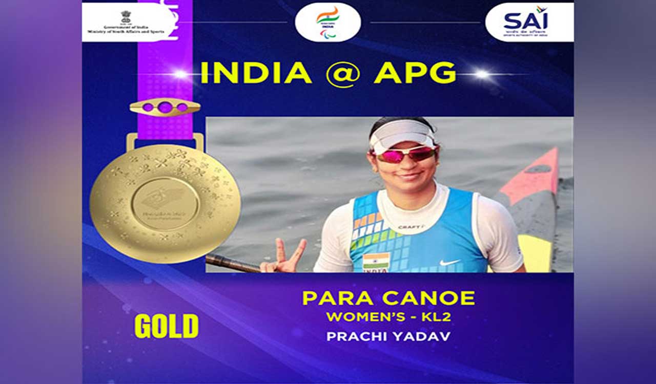 Para Asian Games: Prachi Yadav continues to shine, clinches gold in Canoe women’s KL2 event