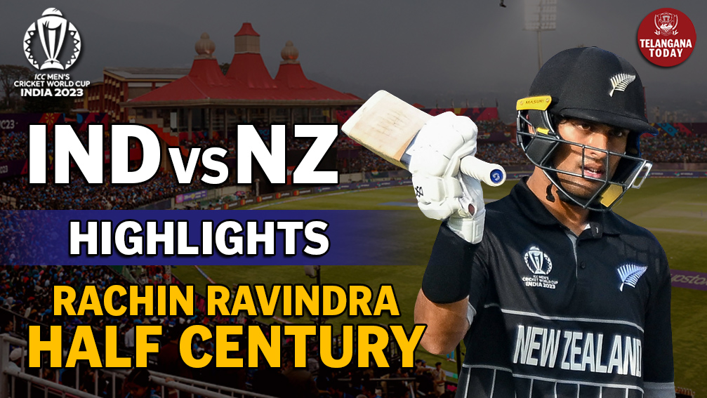 India vs New Zealand Highlights: Rachin Ravindra Half-Century | ICC World Cup 2023