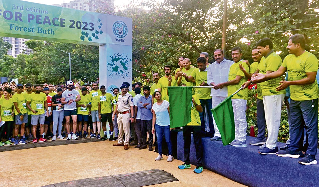 Hyderabad: 2,500 runners participate in Truksha Foods Run