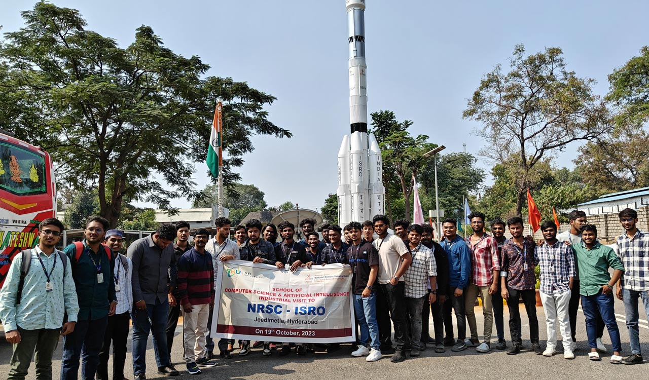 Telangana: SR University students learn about space tech at NRSC-ISRO