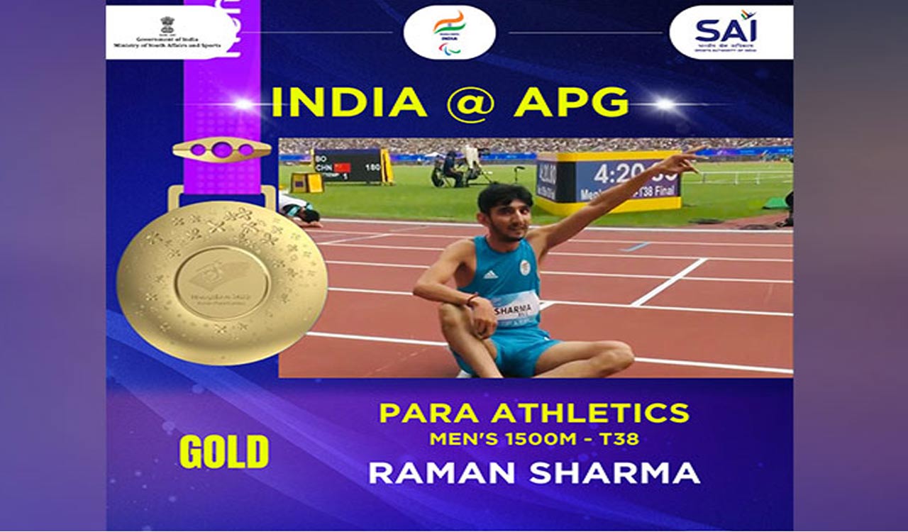 Para Asian Games: Raman Sharma’s record-breaking run marks another gold for India