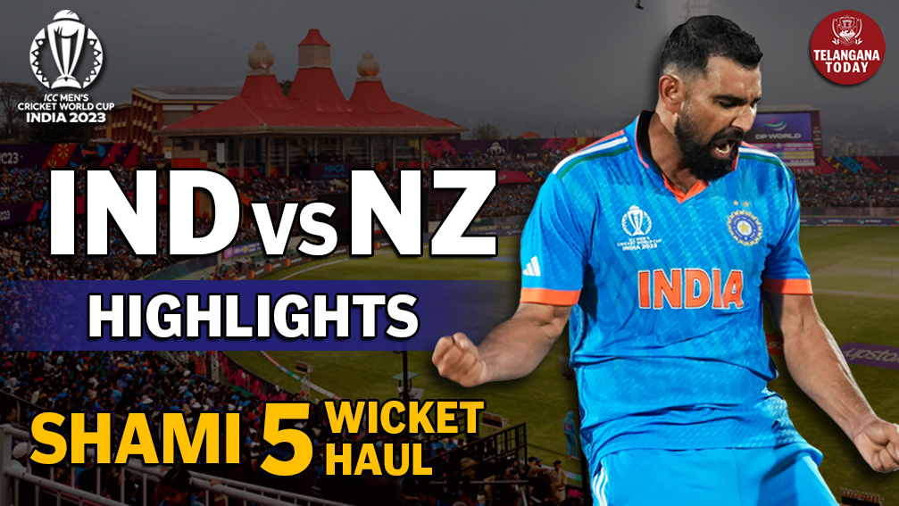 India vs New Zealand Highlights: Shami’s 5-Wicket Haul Restricts NZ | ICC World Cup 2023