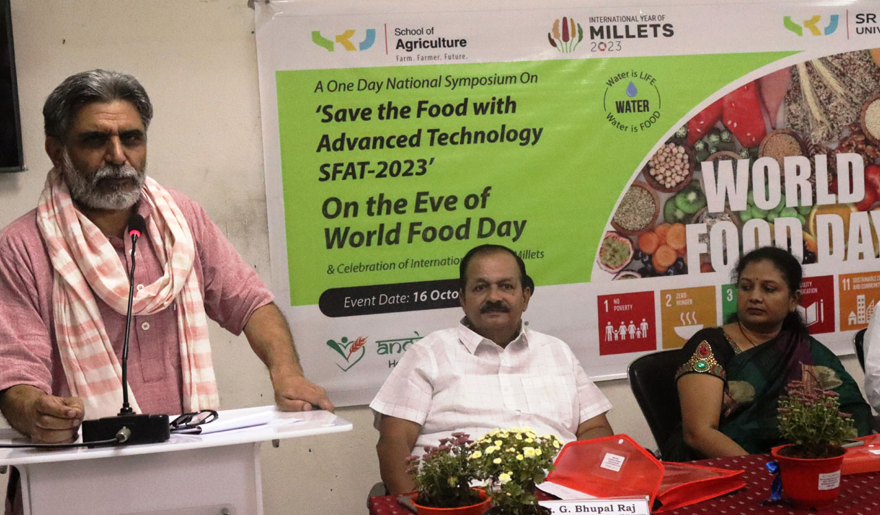 Hanamkonda: Symposium on food-saving technologies held at SR University