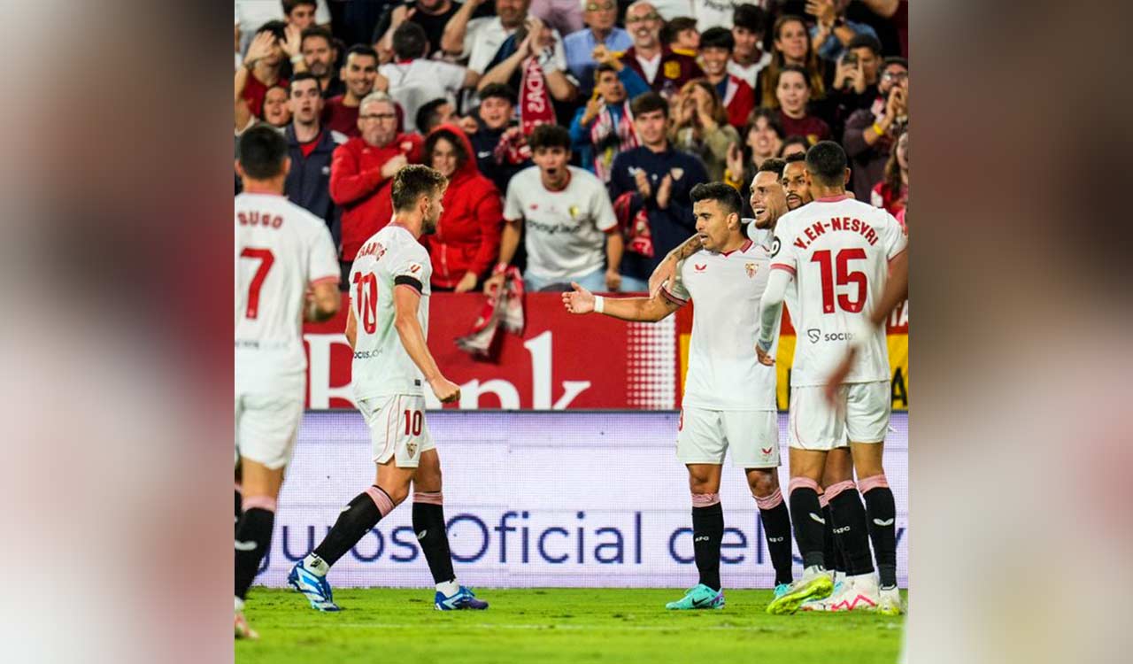 Sevilla hold Real Madrid; Atletico cruise past 10-man Celta in LaLiga