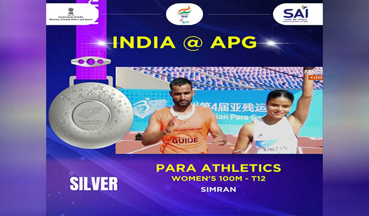 Para Asian Games: Simran Vats clinches silver in women’s 100m T12 event