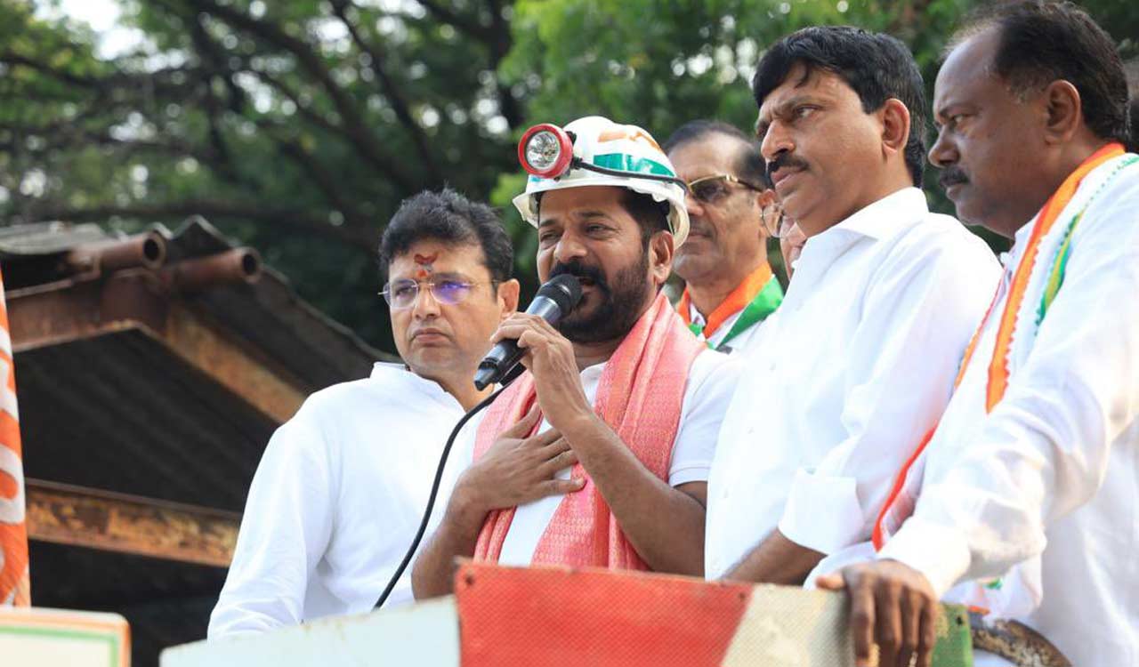 Revanth Reddy vows to address Singareni Employee Issues