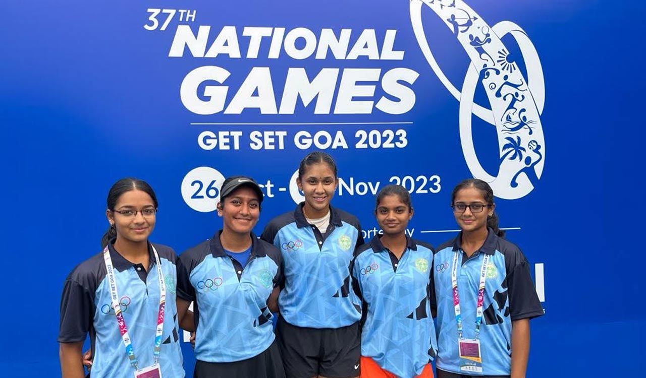 Telangana women tennis team enters semifinals of National Games