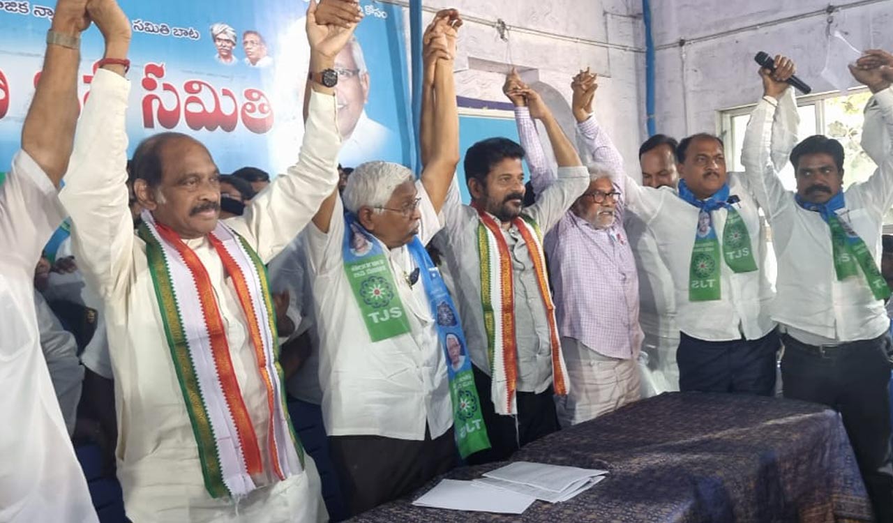 Telangana Jana Samithi to support Congress’ fight against BRS in poll battle