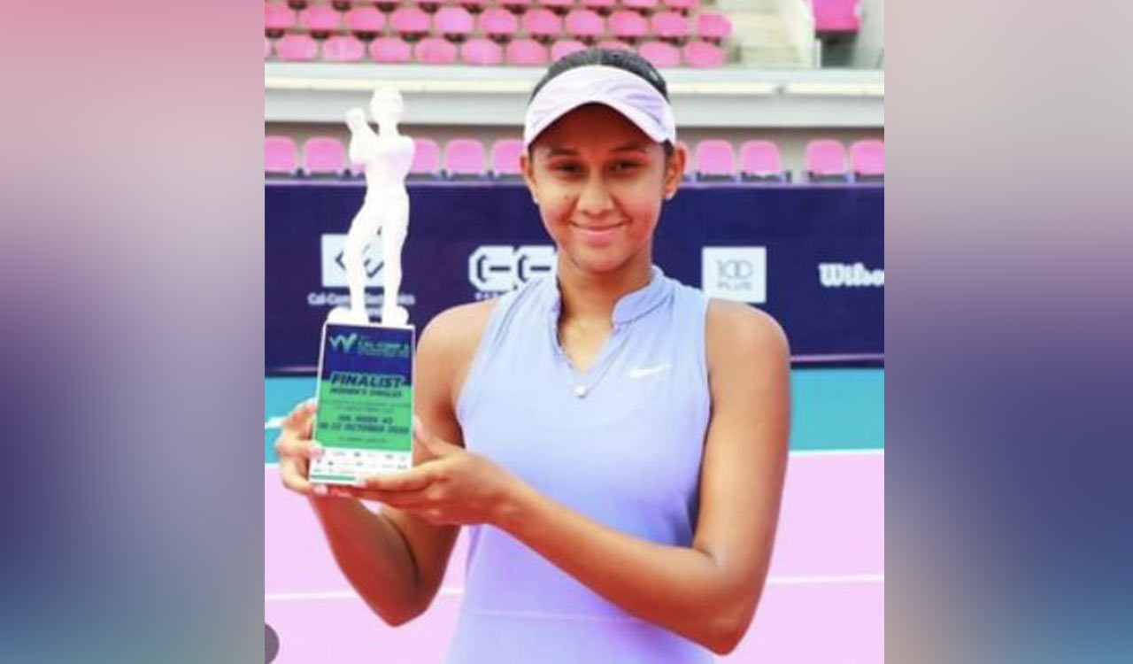 Rashmikaa finishes runners-up at ITF Women’s Tennis Tournament