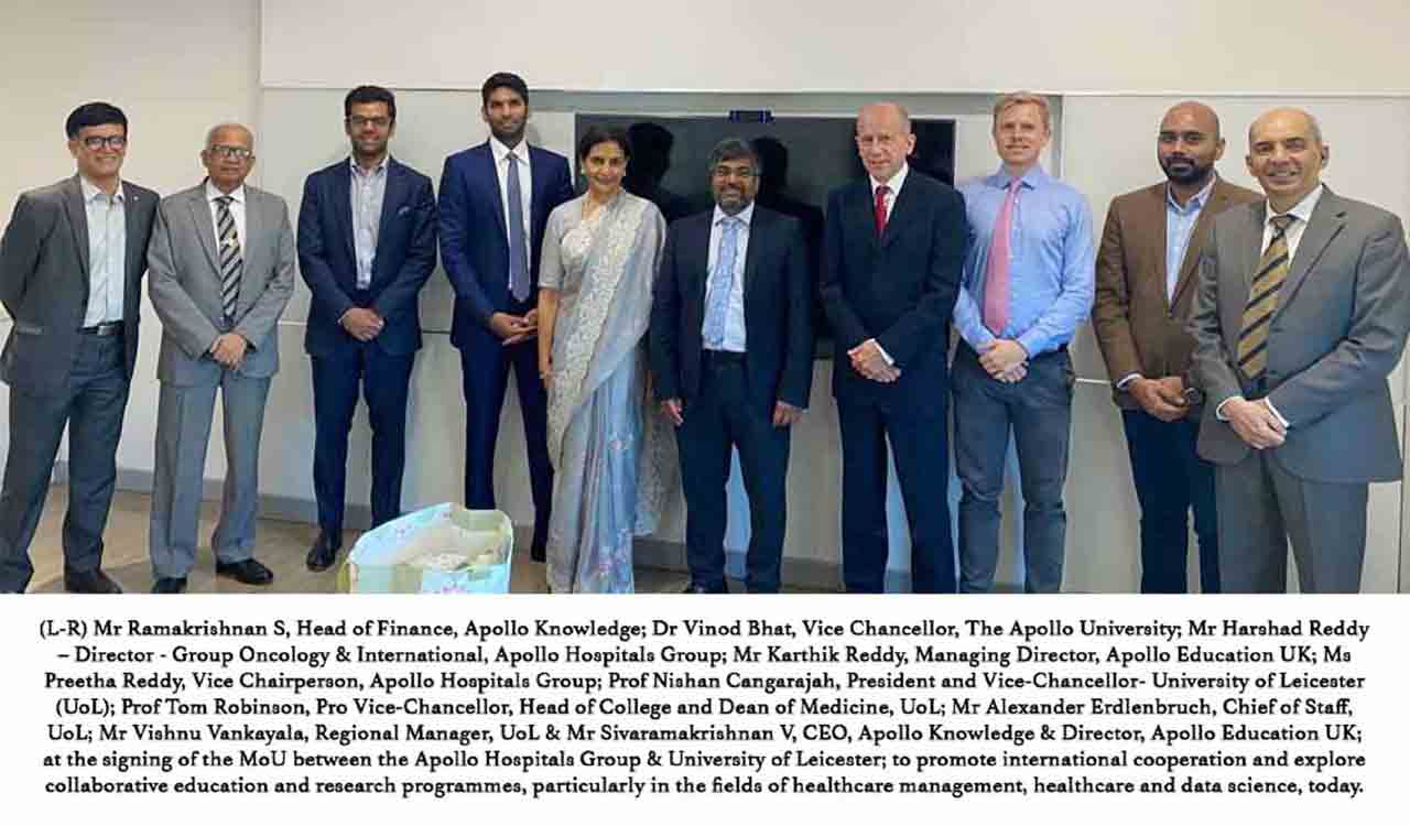 The Apollo Hospitals Group starts initiative with University of Leicester to transform global healthcare