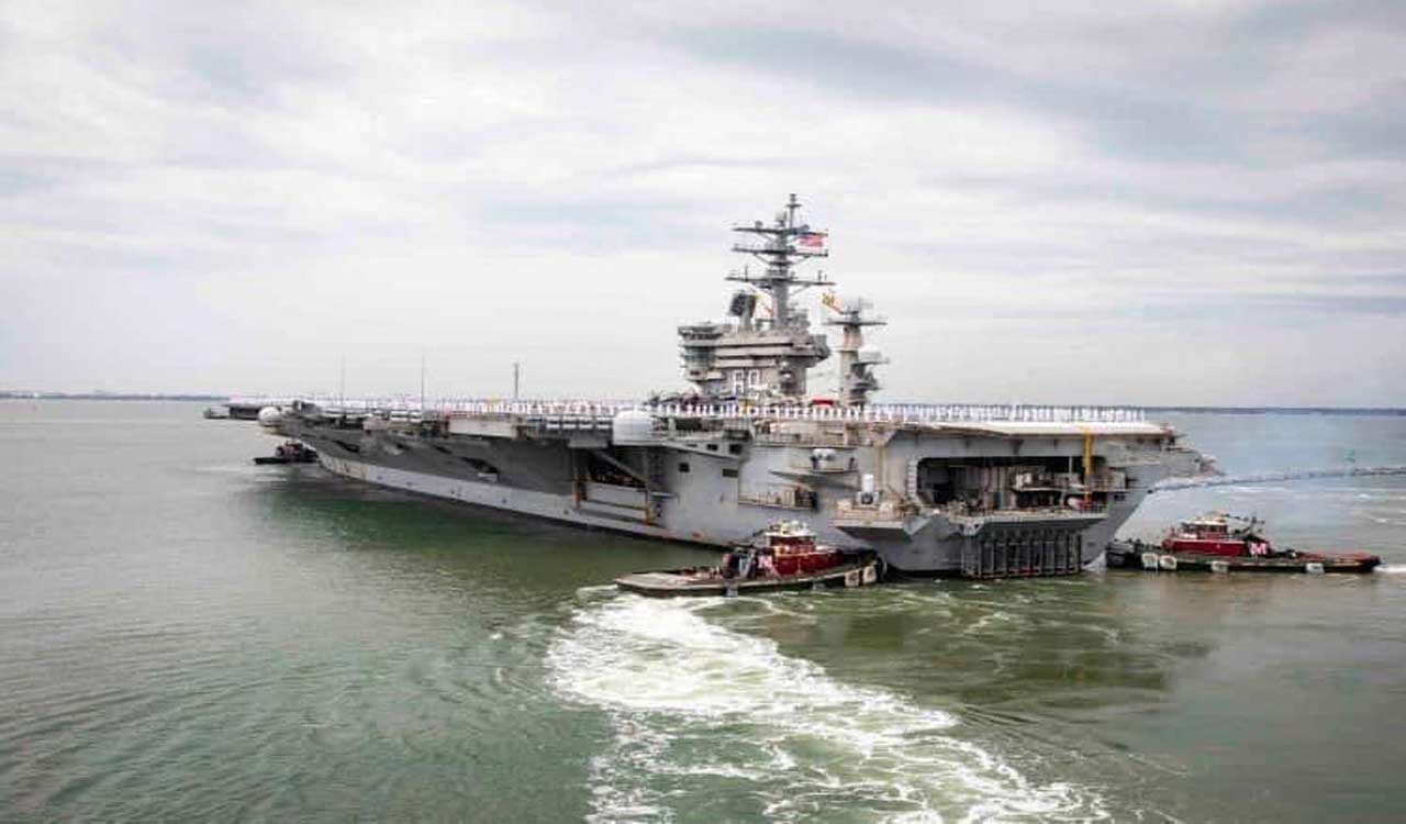 US sends second aircraft carrier to “deter hostile actions” against Israel