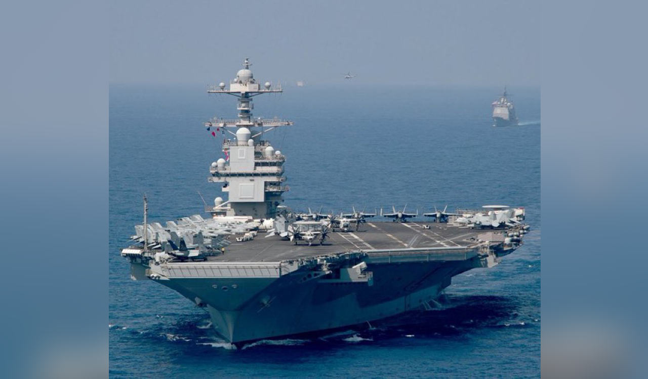 US Navy Aircraft arrives in eastern mediterranean amid Israel-Hamas conflict