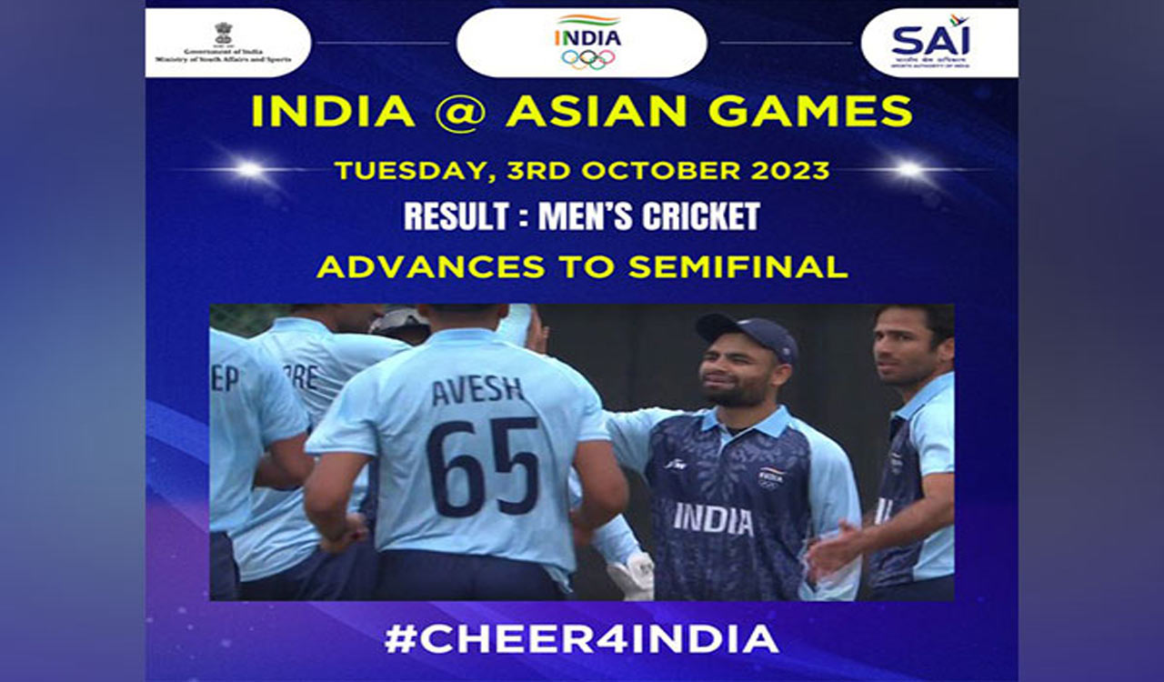 Asian Games: India advance to semi-final in men’s cricket; beat Nepal by 23 runs