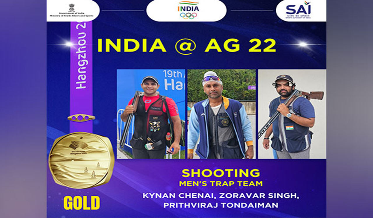 Asian Games: Daris-Zoravar-Prithviraj wins gold in men’s trap event